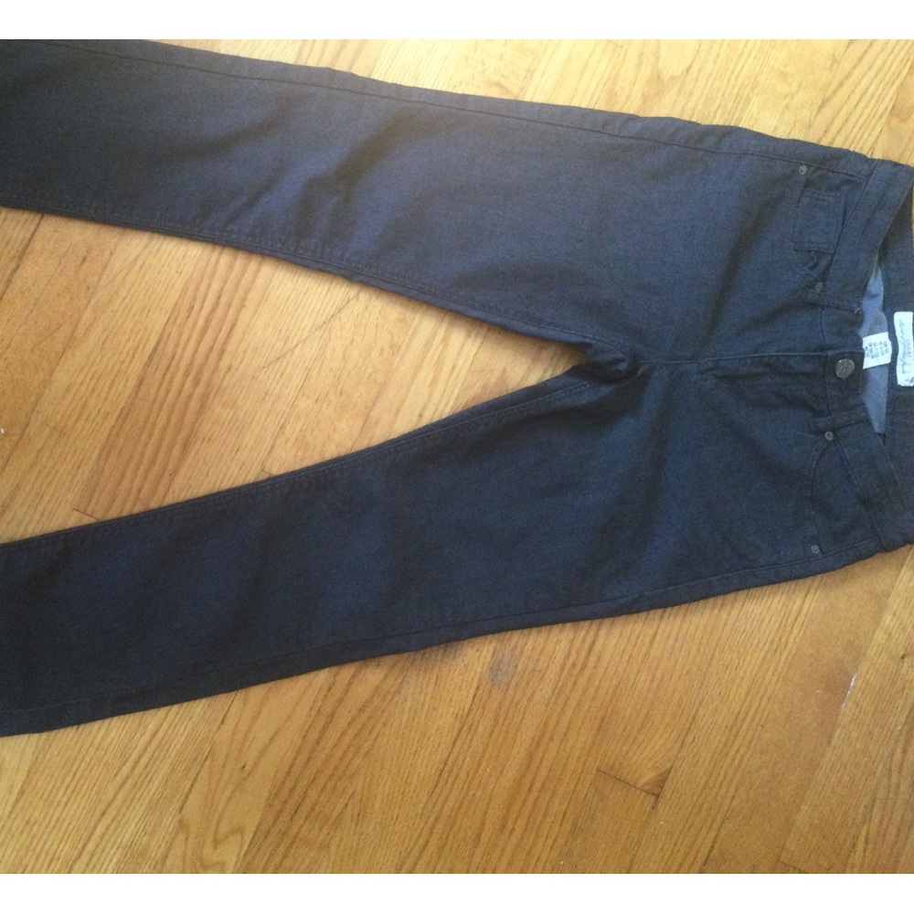 Kids Dark Grey Skinny Jeans